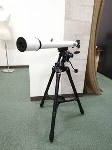 E2410-147　SCOPETECH/スコープテック　天体望遠鏡　アトラス60 D.=60mm F.L.=800mm 三脚セット 接眼レンズ欠品【中古品】