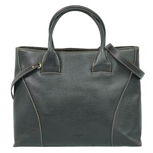 本物 ロエベ LOEWE 2WAY ショルダーバッグ ハンドバッグ ポシェット レザー ブラック