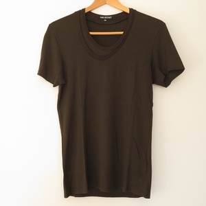 #snc ニールバレット NeilBarrett Tシャツ XS カーキ 半袖 重ね着風 メンズ [710713]