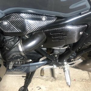 ◆送料全国一律◆BMW R Nine T 用カーボン製サイドカバー　BMW　ナインティ 　カバー　エアー