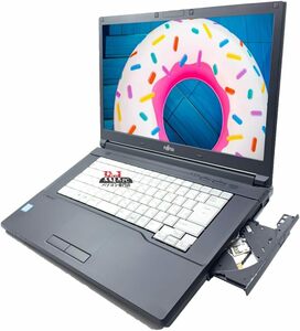 高性能ノートパソコン MSオフイス 2021付き, Windows 11 FMV Fujitsu A576 Core i5, 15.6型, メモリ 16GB, SSD 512GB, DVD, HDMI,WIFI