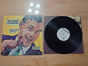 ★マザーズ・オブ・インヴェンション The Mothers of Invention★Weasels Ripped My Flesh★ジャケット抜けあり★LPレコード★見本盤★中古