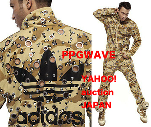 adidas Jeremy Scott 宝石 迷彩 CAMO トラックトップ XS 美品!