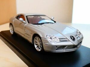 国産名車コレクション 1/43 メルセデス ベンツ Mercedes-Benz SLR マクラーレン 2004 シルバー アシェット ミニカー ＴA