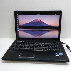 現状品 Linux Lenovo 15.6インチ G560 Ubuntu/Core i3-M380 [M8191]　