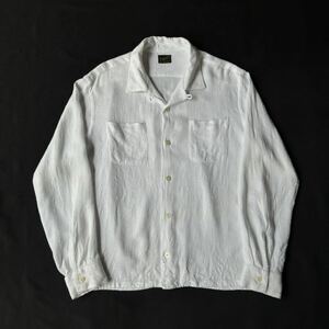 Tenderloin Rayon Nylon Plaid Open Collar Shirt テンダーロイン レーヨン ナイロン オープンカラー チェックシャツ Mサイズ archive