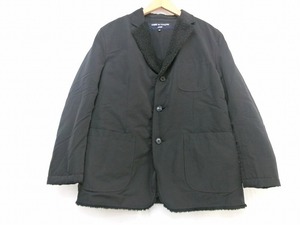 COMME des GARCONS HOMME コムデギャルソン オム 内ボア中綿ブルゾン ブラック XS HF-J021 AD2020 外套　Outer