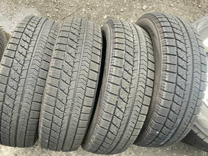 175/65R15 4本 BS VRX 冬タイヤ中古 バリ山 格安 アクアMINIフィットキューブスイフトなどに 作業引き取り可 札幌 H1226F