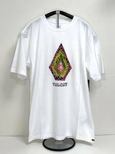 VOLCOM ボルコム AF522204WHT メンズ Mサイズ 半袖Tシャツ プリントティー T-Shirts PrintTee ホワイト色 ヴォルコム 新品 即決 送料無料