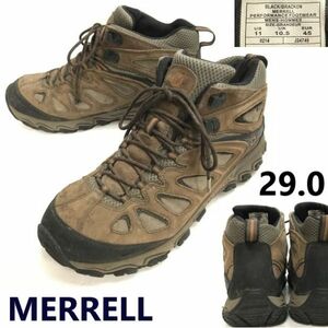 メレル/MERRELL★Pulsate Mid Waterproof Hiking Boot/トレッキングシューズ/ブーツ【29.0/brown】登山靴/Leather/Boots/shoes◆pWB113-6