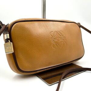 【入手困難品】 ロエベ LOEWE ショルダーバッグ ボディバッグ アナグラム 斜め掛け レザー 本革 メンズ レディース ロゴ