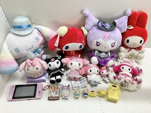 ◆ 【ジャンク品】 sanrio サンリオ ぬいぐるみ 指人形 おもちゃ 等 18点 まとめ ハローキティ マイメロ クロミ 現状品 2.73kg