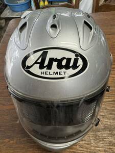 Arai アライ　Super Le アルミナシルバー サイズL 現状品　ジャンク