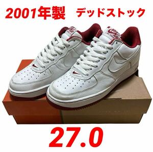 【2001年製】デッドストック 630117-119 NIKE AIR FORCE1 ナイキ エアフォース1 27.0 DUNK JORDAN