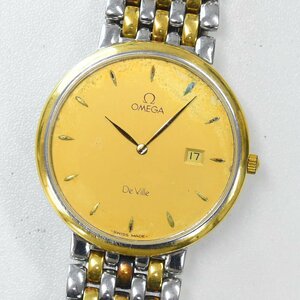 1円 不動品 腕時計 オメガ OMEGA デビル デヴィル クォーツ メンズ SS 同梱不可