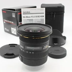 【新品同様】 SIGMA シグマ 10-20mm f3.5 EX DC HSM キヤノン Canon 元箱 付属品 付き 61006