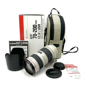 【美品】Canon ZOOM EF 70-200mm F2.8 L USM ULTRASONIC キャノン カビ無し、クモリ無し