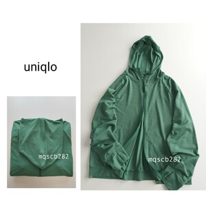 ユニクロ UNIQLO エアリズム UVカット パーカー size L