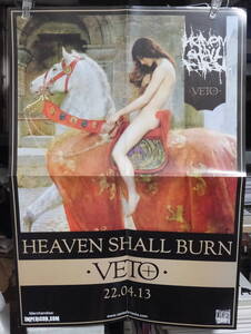 HEAVEN SHALL BURN / VETO /ポスター!!