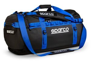 SPARCO（スパルコ） BAG ダッフルバッグ ブラックxブルー DAKAR-L DUFFLE BAG