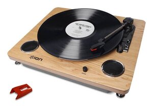 即決◆新品◆送料無料ION AUDIO Archive LP/純正交換針(1個)セット スピーカー搭載 オールインワンUSB レコードプレーヤー ターンテーブル