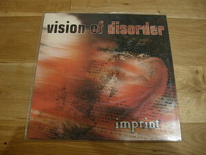 VISION OF DISORDER imprint Analog レコード　LP Vinyl　ビジョンオブディスオーダー