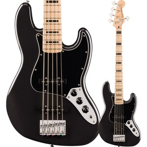 Squier by Fender Affinity Series Active Jazz Bass V Black Metallic 5弦ジャズベース〈スクワイヤー フェンダー〉