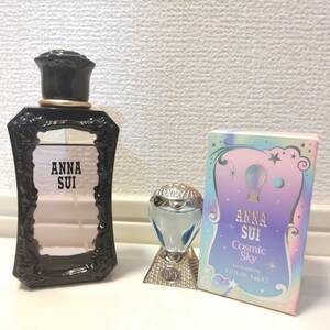 ANNA SUI アナスイ 香水２点 おまとめ オードトワレ 50ml／コズミック スカイ オードトワレ 5ml　中古品 残量多◆20342・20649