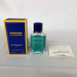 【中古品B】GIVENCHY（ジバンシー） ウルトラマリン オーデトワレ 〈ナチュラル スプレイ〉 30ml ※残量あるだけ (管理番号：063102）