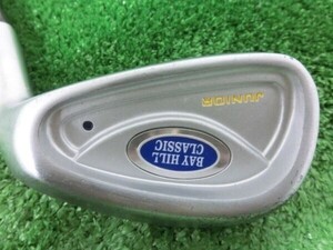 １００サイズ♪BAY HILL CLASSIC JUNIOR 7番 アイアン 単品 純正カーボンシャフト FLEX-? 中古品 子供用 H1153♪