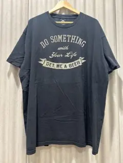 【送料無料】USA古着DO SOMETHINGロゴプリントTシャツ ビックサイズ