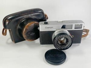 【ジャンク品】Canon Canonet キャノン　フィルムカメラケース付き