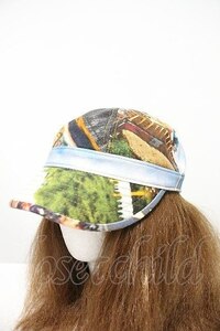 【USED】Vivienne Westwood / フレンチワークキャップ ヴィヴィアンウエストウッド ビビアン 白Ｘ青Ｘ緑 【中古】 I-24-04-20-039-gd-HD-ZI