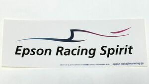 ステッカー　Epson Racing Spirit　Nakajima Racing　エプソン ナカジマ・レーシング　中嶋企画