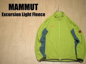 MAMMUTエクスカーションライトフリースジャケットLメンズ正規JP1010-14471マムートExcursion Light Fleece Menバーサマイクロシャミース