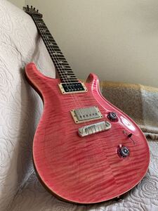 【1円スタート】PRS Custom22 10TOP リフィニッシュ　BONNIE PINK 改造あり　Lollar Imperial Bare Knuckle