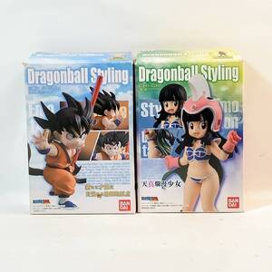 中古品 ドラゴンボール スタイリング 孫悟空+チチ