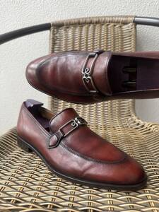 定価33,5万 Berluti B Volute Patine Leather Loafers ベルルッティ Bヴォリュート グレインカーフレザー ローファー 革靴 限定品 最新型