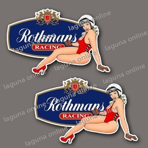 ☆即納☆ rothmans pinup　ステッカー　デカール　並行輸入