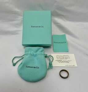 1円〜③ TIFFANY & Co. （ティファニー） 　アトラス 925 シルバーリング 約3.2g 元箱 保存袋 