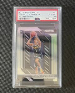 ★PSA10★ MICHAEL PORTER JR 2018-19 PRIZM SILVER ルーキー RC Rookie NUGGETS