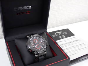 5433 ★ カシオ CASIO ジーショック G-SHOCK MT-G MTG-B1000 ブラック bluetooth 電波ソーラー タフソーラー 中古 稼働 美品