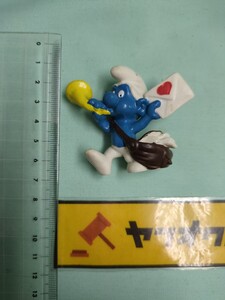 ビンテージ　スマーフ　smurf PVC フィギュア　郵便　配達