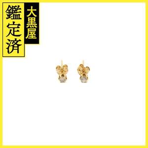 JEWELRY ジュエリー 1粒 ピアス K14 ゴールド ダイヤモンド 0.10ct/0.10ct 両耳用 【460】2147300383254