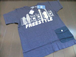 BREEZE ブリーズ 140cm BIG脇ポケTシャツ 半袖 ネイビー エフオーキッズ F.O.KIDS