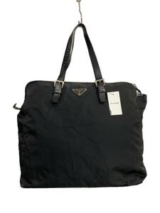 PRADA◆トートバッグ/ナイロン/BLK