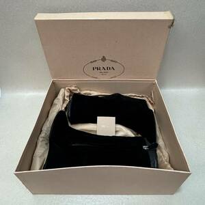 9）★中古品★ PRADA MILANO ショートブーツ レザー サイズ:37