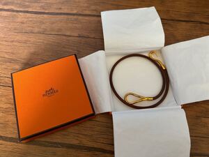 HERMES エルメス　ブレスレット　ゴールド　未使用品