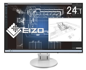 【中古】EIZO FlexScan 24.1インチ ディスプレイ モニター (WUXGA/IPSパネル/ノングレア/ホワイト/5 無輝点保証) EV