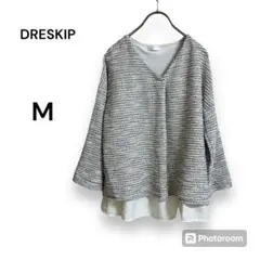 DRESKIP ドレスキップ　レディース　トップス　Mサイズ  金ラメ入り